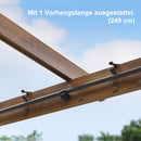 PURPLE LEAF Retractable Outdoor Curtains für Pergola, Pavillon und mehr: Genießen Sie Ihren Außenbereich in Komfort