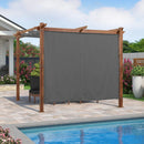 PURPLE LEAF Retractable Outdoor Curtains für Pergola, Pavillon und mehr: Genießen Sie Ihren Außenbereich in Komfort