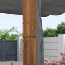 PURPLE LEAF Retractable Outdoor Curtains für Pergola, Pavillon und mehr: Genießen Sie Ihren Außenbereich in Komfort