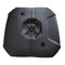 PURPLE LEAF Sonnenschirmständer beschwerter Sockel, Schirmständer,befüllbar mit Wasser oder Sand, für Ampelschirm, Gewichtsbasis 150 KG, Schwarz