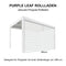 PURPLE LEAF Rollos für Lamellen Pergola Wärmedämmung UV-Schutz Sonnenschutz Waterproof-Gewebe  Sichtschutz pflegeleicht für Terrasse Seitenrollo