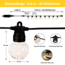 PURPLE LEAF Terrassenpavillon für den Garten | Hardtop mit verzinktem Stahlrahmen und Lichterkette  - transparent | Arktis Grau