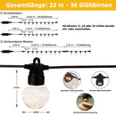 PURPLE LEAF Terrassen-Pavillon für den Garten, graues Hardtop-Dach aus verzinktem Stahl, Vordach mit Lichterkette - transparent