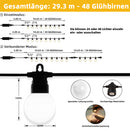 PURPLE LEAF Outdoor Hardtop Pavillon in Hellgrau mit Aluminiumrahmen und Doppel-Dach, mit milchweißer Lichterkette