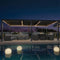 PURPLE LEAF Lamellen Pergola Lamellendach mit LED-Lichtleiste für Garten Terrasse, Grau