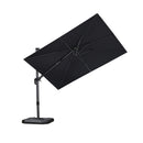 PURPLE LEAF Wirtschaftlicher Terrassen-Sonnenschirm mit drehbarem Rechteck und quadratischem Outdoor-Sonnenschirm