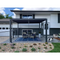 PURPLE LEAF Lamellen Pergola Outdoor Aluminium Pergola mit Verstellbarem Lamellendach für Terrasse und Garten Grau