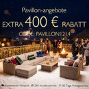 PURPLE LEAF Alu Pavillon Wasserdicht Stabil Winterfest Gartenpavillon mit Moskitonetz Hardtop Pavillon mit Stahldach, Bronze