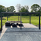 PURPLE LEAF Lamellen Pergola Outdoor Aluminium Pergola mit Verstellbarem Lamellendach für Terrasse und Garten Grau