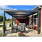 PURPLE LEAF Lamellen Pergola Outdoor Aluminium Pergola mit Verstellbarem Lamellendach für Terrasse und Garten Grau