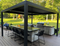 PURPLE LEAF Lamellen Pergola Outdoor Aluminium Pergola Freistehend Pergola mit Lamellendach Einstellbar Hardtop Pavillon,mit Geeignet für Garten Terrasse Hinterhof,Grau