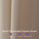 PURPLE LEAF Doppelseitiger Sonnenschirm mit LED-Beleuchtung – inklusive Sockel für den Außenbereich