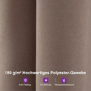 PURPLE LEAF Doppelseitiger Sonnenschirm mit LED-Beleuchtung – inklusive Sockel für den Außenbereich