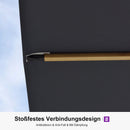 PURPLE LEAF Holzmaserung Ausleger-Sonnenschirm Aluminium Outdoor-Sonnenschirme