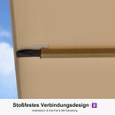 PURPLE LEAF Holzmaserung Ausleger-Sonnenschirm Aluminium Outdoor-Sonnenschirme