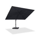 PURPLE LEAF Stufenlos neigbarer Freischwinger-Sonnenschirm Preisgünstiger Sonnenschirm für den Außenbereich