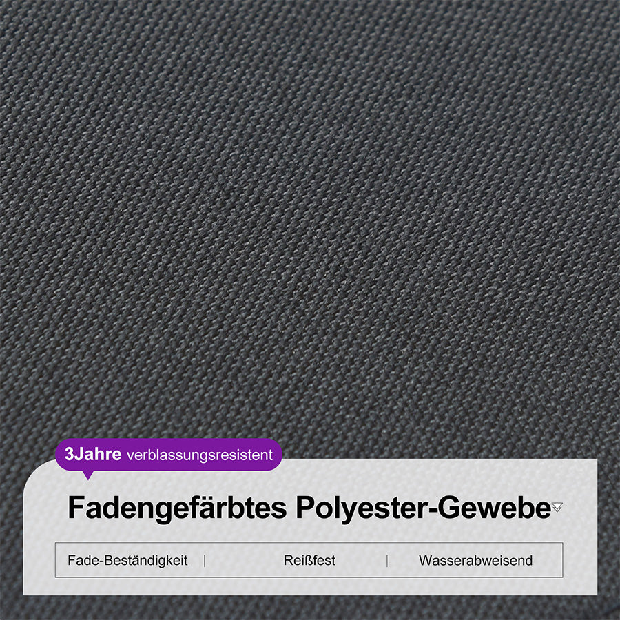 PURPLE LEAF Sonnenschirm Groß Ampelschirm mit Kurbel 360-Grad Drehbar mit Fußpedal für Terrasse, Balkon Sonnenschutz