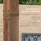 PURPLE LEAF Pergola Metall Holzoptik Garten Pavillon Aluminum Pergola Wasserdicht Sonnendach mit Schiebedach, Gartenpavillon Mit Markisenschutz