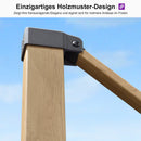 PURPLE LEAF Holzmaserung Ausleger-Sonnenschirm Aluminium Outdoor-Sonnenschirme