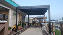 PURPLE LEAF Lamellen Pergola Outdoor Aluminium Pergola Freistehend Pergola mit Lamellendach Einstellbar Hardtop Pavillon,mit Geeignet für Garten Terrasse Hinterhof,Grau