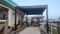 PURPLE LEAF Lamellen Pergola Outdoor Aluminium Pergola Freistehend Pergola mit Lamellendach Einstellbar Hardtop Pavillon,mit Geeignet für Garten Terrasse Hinterhof,Grau