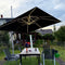 purple leaf solar led sonnenschirm
