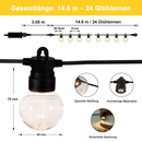 PURPLE LEAF Pergola Metall Garten Pavillon  Wasserdicht Stabil Winterfest Gartenpavillon Mit Sonnenschutz Überdachung mit Lichterkette - transparent