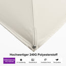 PURPLE LEAF Holzmaserung Ausleger-Sonnenschirm Aluminium Outdoor-Sonnenschirme