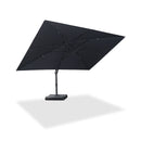 PURPLE LEAF Stufenlos neigbarer Freischwinger-Sonnenschirm Preisgünstiger Sonnenschirm für den Außenbereich