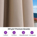 PURPLE LEAF Aluminium Marktschirm für Terrasse, Garten & Gewerbe – Stabiler Outdoor-Sonnenschirm