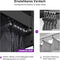 PURPLE LEAF Pergola Aluminium Einziehbare für den Außenbereich mit Sonnenschutzdach, Terrasse, Unterstand für Hinterhof, Metallgrill-Pavillon-PRG