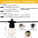 PURPLE LEAF Pergola Metall Garten Pavillon  Wasserdicht Stabil Winterfest Gartenpavillon Mit Sonnenschutz Überdachung mit Lichterkette
