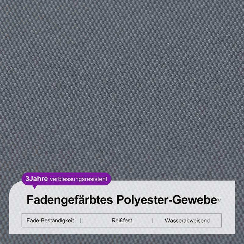 PURPLE LEAF Sonnenschirm Groß Ampelschirm mit Kurbel 360-Grad Drehbar mit Fußpedal für Terrasse, Balkon Sonnenschutz
