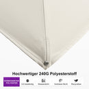 PURPLE LEAF Holzmaserung Ausleger-Sonnenschirm Aluminium Outdoor-Sonnenschirme