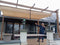 PURPLE LEAF Pergola Metall Holzoptik Garten Pavillon Aluminum Pergola Wasserdicht Sonnendach mit Schiebedach, Gartenpavillon Mit Markisenschutz