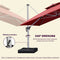 PURPLE LEAF Sonnenschirm Ampelschirm Drehbar Neigbar Kippbar Marktschirm 360°Rotation, Gartenschirm mit Kurbel（im Voraus verkaufen）