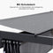 PURPLE LEAF Pergola Aluminium Einziehbare für den Außenbereich mit Sonnenschutzdach, Terrasse, Unterstand für Hinterhof, Metallgrill-Pavillon-PRG