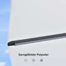 PURPLE LEAF LED Ampelschirm mit Kurbel 360-Grad Drehbar und Schirmständer