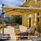 PURPLE LEAF quadratischer Sonnenschirm mit Schirmständer UV Schutz für Garten Terrasse