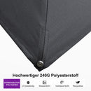 PURPLE LEAF Holzmaserung Ausleger-Sonnenschirm Aluminium Outdoor-Sonnenschirme