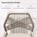 PURPLE LEAF Gartenmöbel, Gartenmöbel aus Rattan,Balkonmöbel , Freizeitmöbel für Balkon und Außenbereich, Essgruppe für draußen