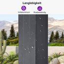 PURPLE LEAF Lamellen Pergola Luxus Pavillon Outdoor Aluminium Pergola mit Slat Wall Panel Stable Gazebo Waterproof für Terrasse Deck Garten