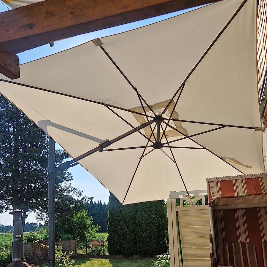 purple leaf sonnenschirm für Hotel & Terrasse​​ mit 120°-Drehsystem