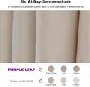 PURPLE LEAF Sonnenschirm Groß Ampelschirm mit Kurbel 360-Grad Drehbar mit Schirmständer