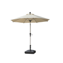 PURPLE LEAF Sonnenschirm Alu Gartenschirm mit Schirmständer, 30° Neigung, Terrassenschirm Tischschirm, Wasserdichter Mittelstockschirm für Garten & Markt