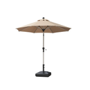 PURPLE LEAF Sonnenschirm Alu Gartenschirm mit Schirmständer, 30° Neigung, Terrassenschirm Tischschirm, Wasserdichter Mittelstockschirm für Garten & Markt