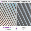 PURPLE LEAF pergola lamellendach Lux Aluminium Pavillon Terrassenüberdachung Lamellen Freistehend Lamellenpergola für Terrassen Champagner