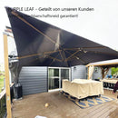 PURPLE LEAF Holzmaserung Ausleger-Sonnenschirm Aluminium Outdoor-Sonnenschirme