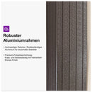 Purple Leaf Bronzer Hardtop-Gartenpavillon für Terrasse mit verzinktem Stahl-Doppeldach, Netz und Vorhängen