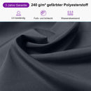 PURPLE LEAF Sonnenschirm Quadratischer Regenschirm Drehbar Neigbar mit 360°Rotation, Gartenschirm mit Kurbel